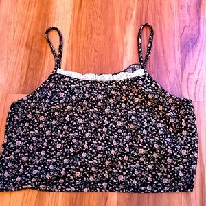 floral crop top